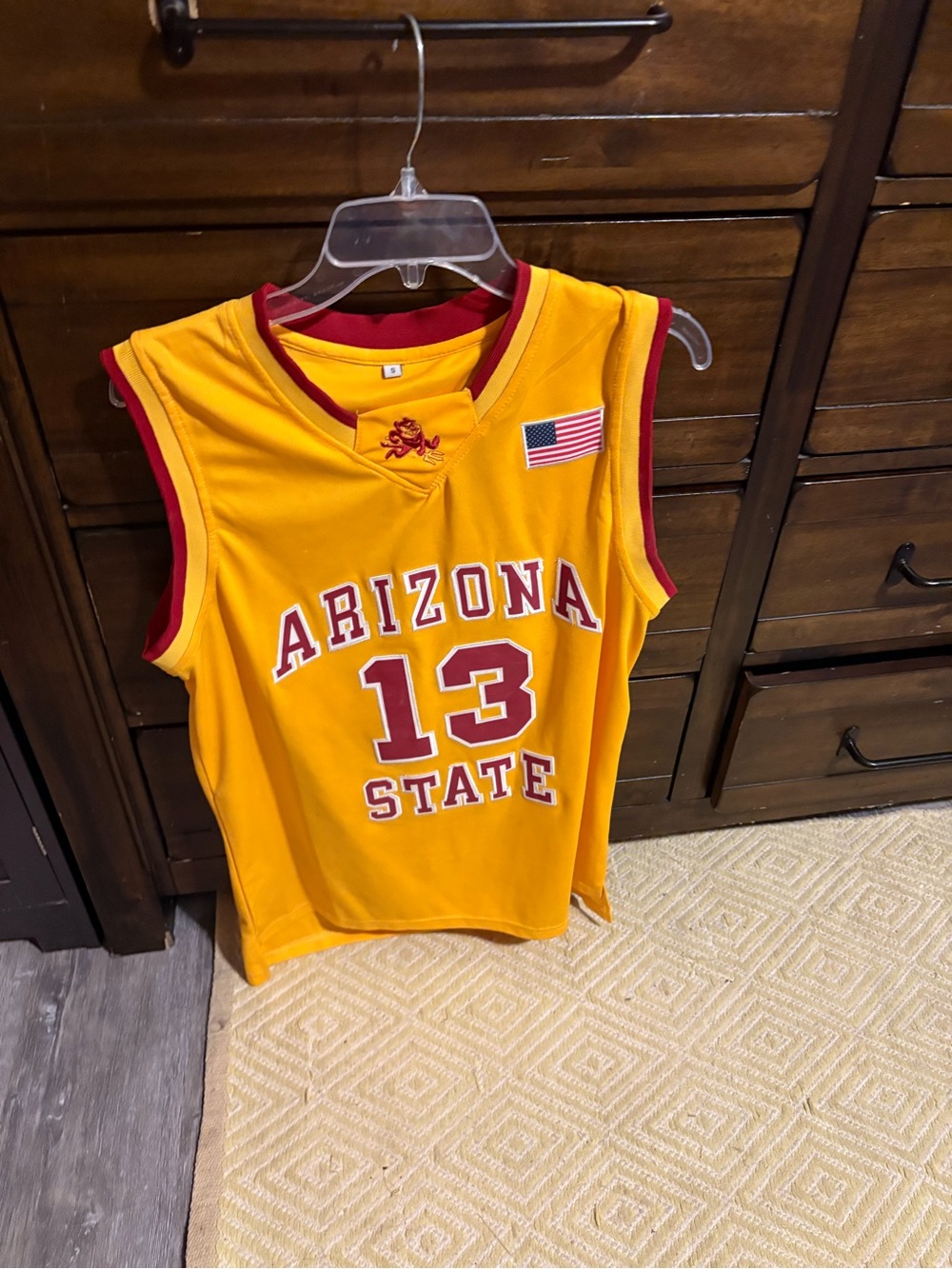Arizona State Kids' Sleeveless Jersey Top - Gold/Maroon